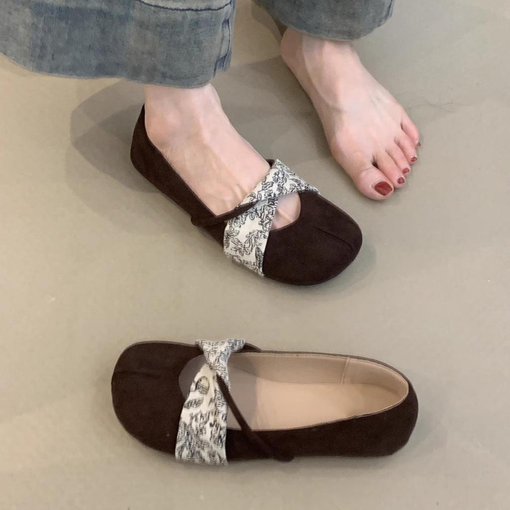 Women's Mary Jane Flat Shoes Summer 2026 Fashion Women's Dress New Retro Shoes Female Comfortable Non Slip Outdoor Casual Shoes