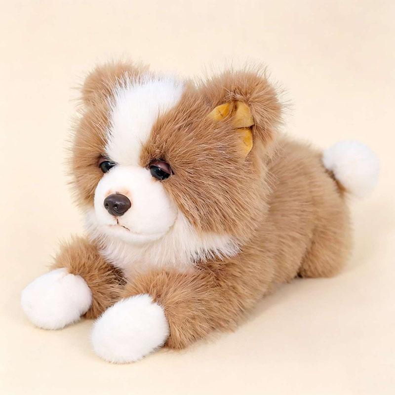Realistic Border Collie Plush Toy Soft