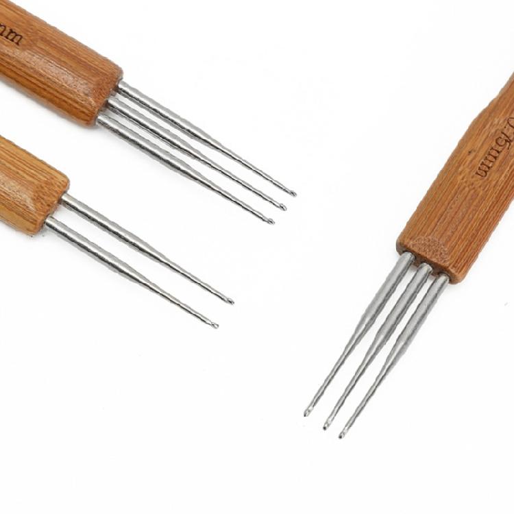 0.5mm 0.75mm Dreadlock Needle Tool for Braid Craft 1 Hook, 2 Hooks, 3 Hook