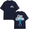 Streetwear Pattern Print Cruz Cafune Me Muevo Con Dies New Album Tour 2026 Summer Merch Casual Tshirt Unisex Women Cotton Tshirt