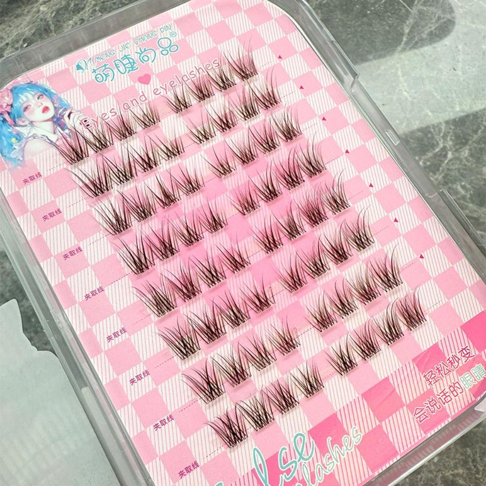 Sweet Adhesive False Eyelashes DIY Glue Free Fake Lashes  Grafting Lashes