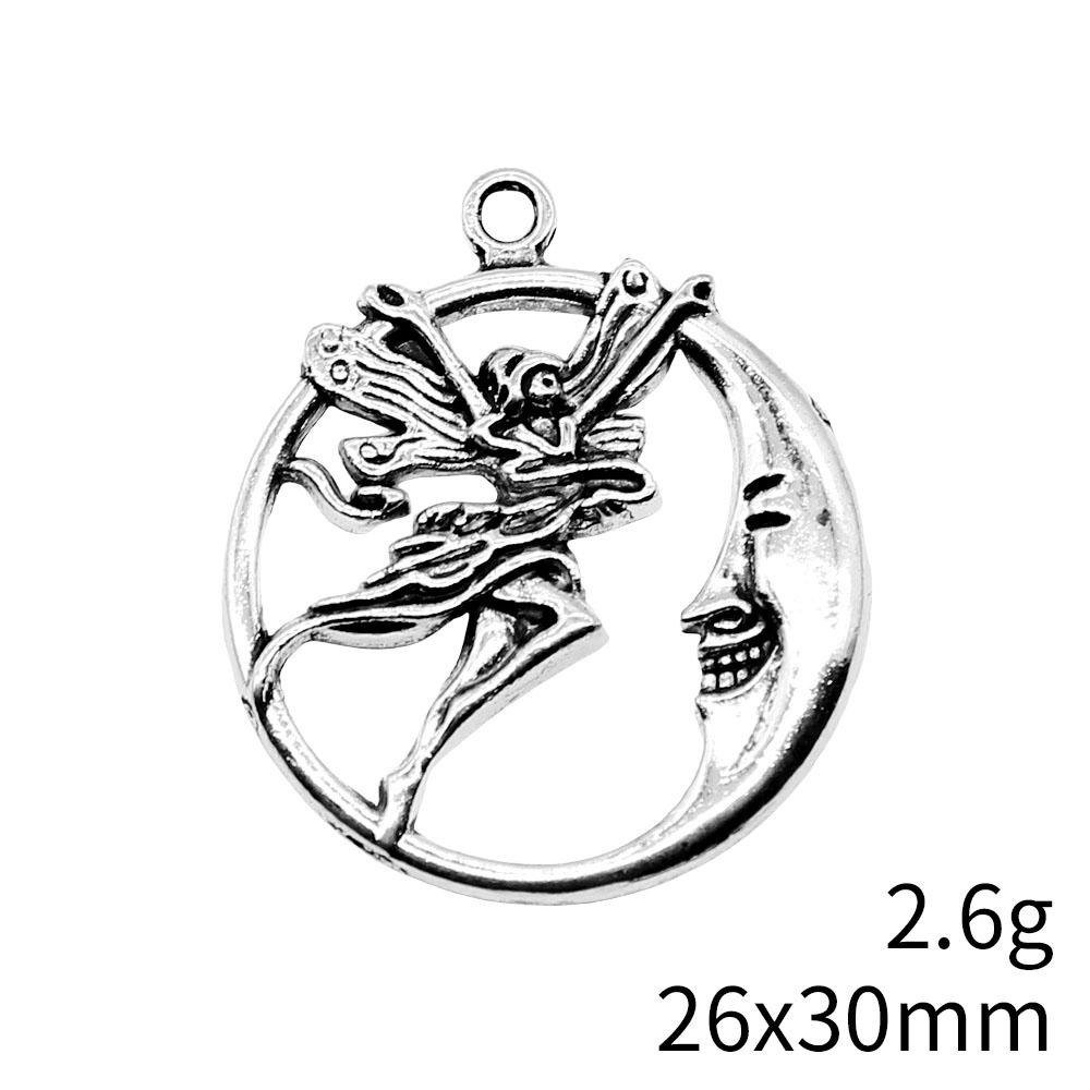 Sun Charm Moon Star Pendant Alloy Charms For Celestial Space Theme DIY Bracelet Necklace Jewelry Making Supplies For