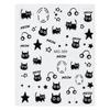 Cute Kitten Jelly Cat Paw Nail Stickers: Sweet & Fun Embossed DIY for Kids