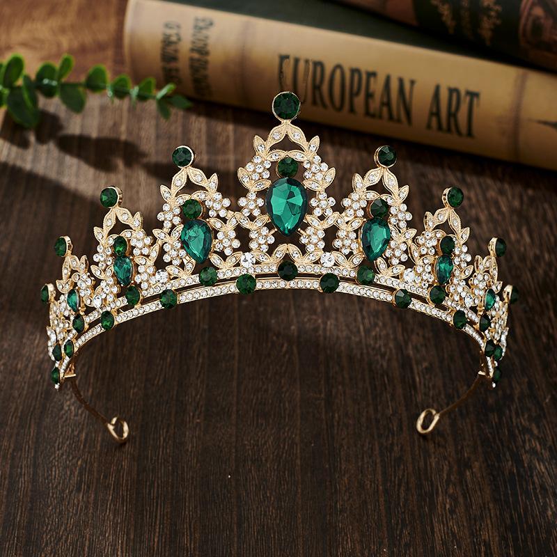 1pc Luxurious Crystal Bridal Crown Headband Elegant Wedding Party Hair Accessory for Women Perfect for Gothic Balls Celebrations