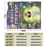 Smiling Friend Games Blankets Quality Warm Soft  Throw Blanket Winter Airplane Travel Couch Chair Sofa Bed Funny Bedspread