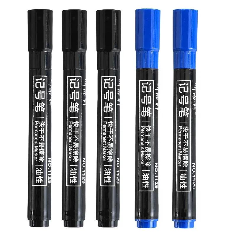 

5 шт. Водонепроницаемые перманентные маркеры для логистики 1-3 мм наконечник Черный Синий Красный Искусство Постер Логистика, Картонные коробки, Фабрики