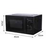 25L European Standard Multi-Function Turntable Microwave Oven