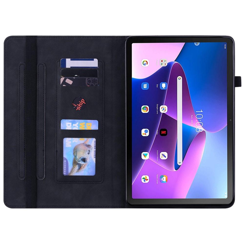 Lenovo Tab M10 10.1 Gen 3 Case, Wallet Pen Slot, Black