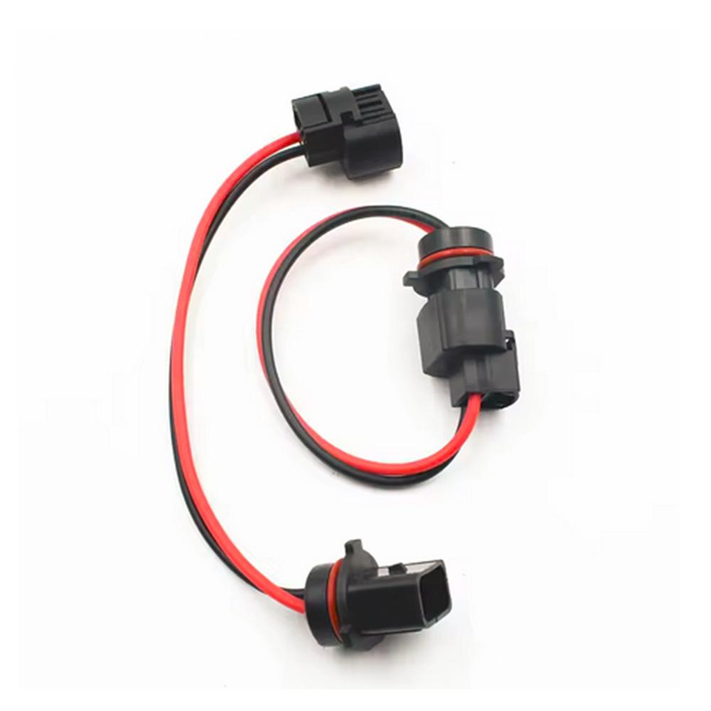 2pcs Car 5202/H16/2504/PSX24W Female Socket Connector Adapter To P13W Male Socket Adapters Holders Harness Connector