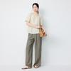 Elva' Island Women's Casual Short-Sleeve Shirt