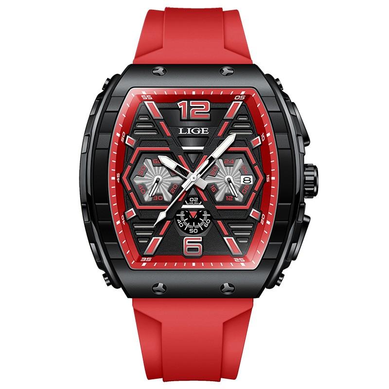 Mens Watches Top Brand Luxury Military Quartz Watch For Men Fashion Silicone Waterproof Chronograph Clock Male Montre Homme