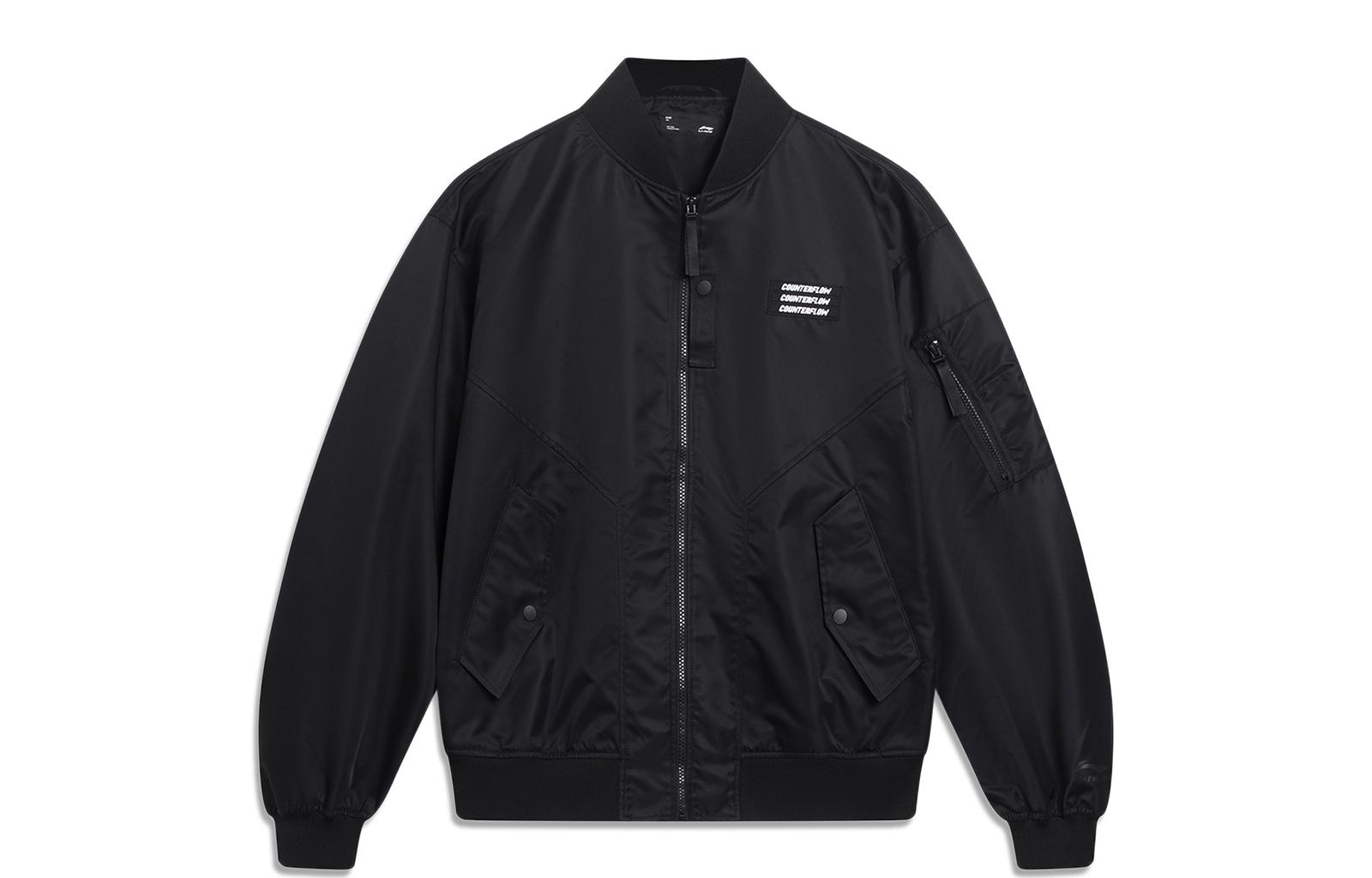 LiNing CF Tracing Sports Fashion Collection Jacket Unisex Black AJDT493-1 XL