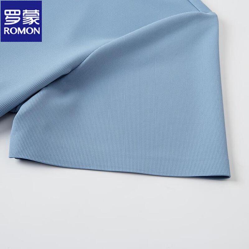 ROMON Men's Breathable Business Casual Polo Shirt