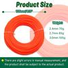 15m*2.4mm/2.7mm/3mm Mowing Nylon Grass Trimmer Rope Brush Cutter Strimmer Line Mowing Wire Lawn Mower Accessory