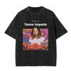 Tame Impala Deadbeat Grafik T-Shirt Vintage gewaschen Psychedelic Rock Unisex Lässiges Baumwoll-T-Shirt Herren Übergröße Kurzarm