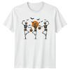 Dancing Skeletons Halloween Holidays Unisexs Unisexs Graphic Tee Spooky Dance