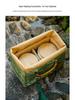 Elegant Green Tea Cloth Bag and Ceramic Can Packaging - Longjing, Biluochun, Maojian, Maofeng Styles