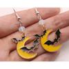 Lovely Bat Halloween Earrings, Bat Jewelry