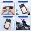 Flowers Print Pattern Phone Case For iPhone 17e 17 16 15 14 13 12 Pro Max 11 16e Air Magnetic For Magsafe Wireless Charge Cover