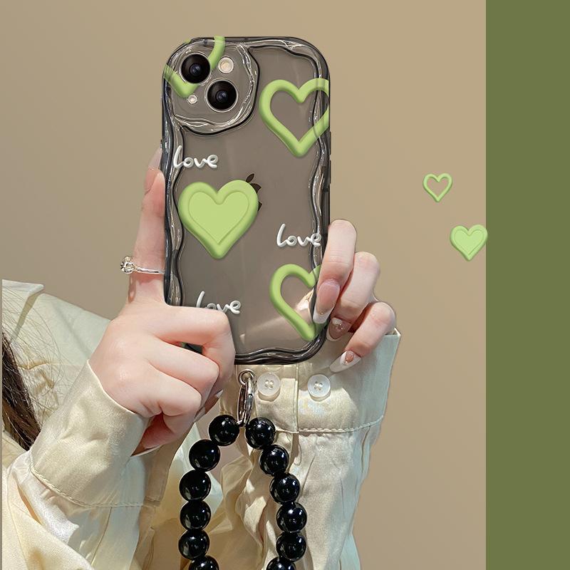 

Зеленая цепочка любви Подходит для чехла для мобильного телефона Huawei Mate30 Прозрачный Nova10/9 Honor 80/70pro Противоударный Honor 30