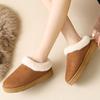 Fashion Faux Suede Thick Sole Non Slip Ankle Boots Women Warm Fur Thicken Plush Cotton Shoes Plus Size Comfort Platform Snow Boots