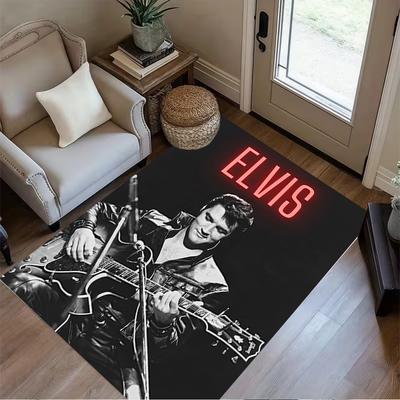 Elvis Presley Performance Carpet Perfect for Hallway Outdoor Decorate Room Dining Room Antislip Carpet Decorate Offices Birthday/Christmas Gift