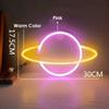 LED Wall Lights Art Lamp Planet Neon Sign Lantern Decorative Wall Lamp