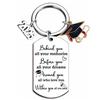 Inspirational Stainless Steel Keychain Class Of 2025 Graduation Gift Thank You Gift For Coworker Daisy Bee Starfish Charm Keychain