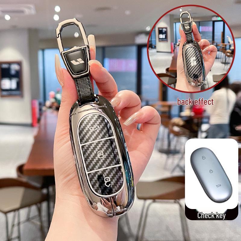 Li Auto Key Case: Fits 2024 Models L9, L8, L7, L6, and One - Unisex Lock Keyring Shell