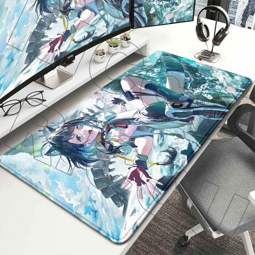 Anime Mädchen Kawaii Spiel Arknights Endfield Tangtang Mauspads Rutschfeste Gummi Gamer Computer Schreibtischmatte Laptop Büro Großer Teppich
