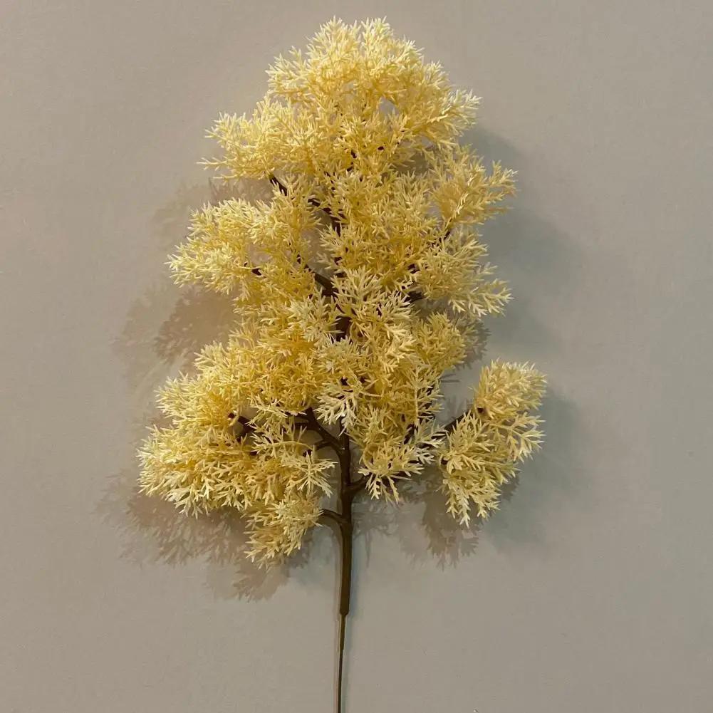 5pcs Artificial Pine Branches Plastic Pine Needle Bonsai Decoration Room Decor Aesthetic Office Home Decoration Accessories