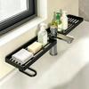Geen Boor Badkamer Aanrecht Plaat Plastic Kraan Plaat Aanrecht Organizer voor Keuken & Badkamer