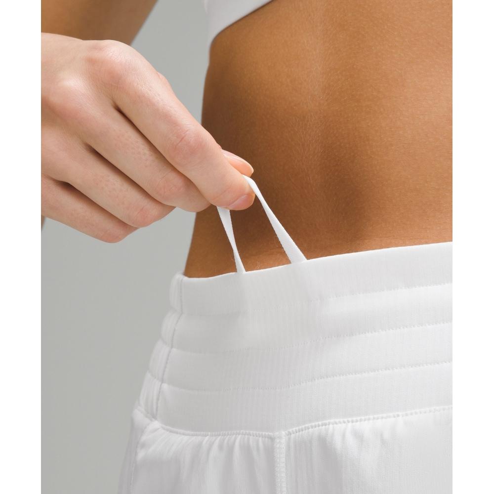 Lululemon Hotty Hot High Rise Lined Short 2.5  White