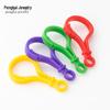 DIY Jewelry Accessories: Candy Color Plastic Buckle Set (Question Mark, Bag, Light Bulb, Gourd).