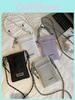 Small Portable Mesh Bag With Zipper Closure For Everyday Outfits