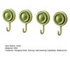 4PCS Sticky Hook with 360° Rotation Design Hook Strong Adhesive Stable Base Wall Hook for Towels Clothes Kitchen Utensils