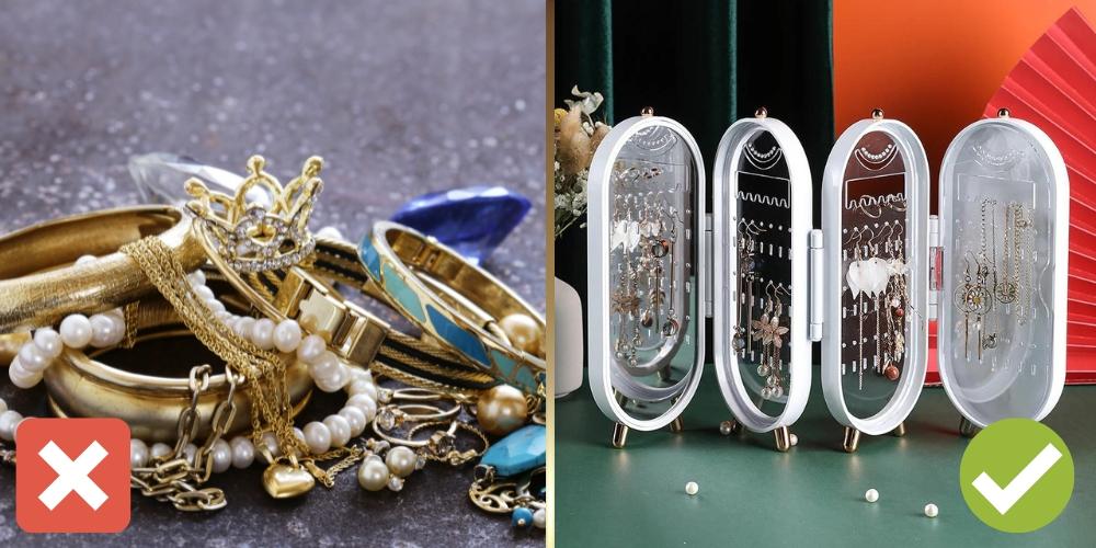 Boîte coffret conteneur présentoir à bijoux présentoir cadeau anniversaire