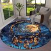 Dreamcatcher Round Area Rug,Carpet Rug for Living Room Bedroom Sofa Playroom Decor,Non-slip Floor Mat