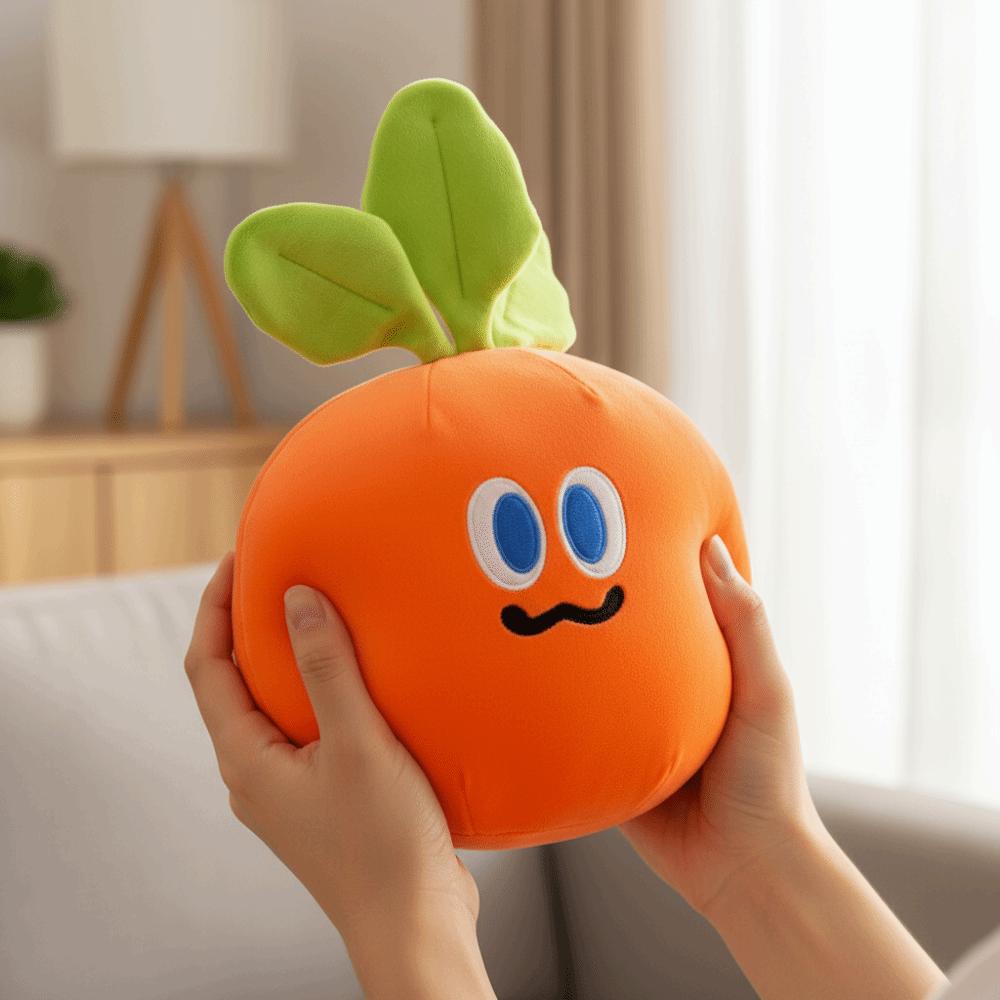 Soft Stuffed Carrot Plush Toy Super Soft Stuffed Doll Funny Simulation Carrot Birthday Gift