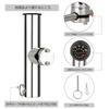 AMYSPORTS Glamp Stainless Steel Boat Rod Holder Fishing Pipe Boat Rod Holder Boat Fishing Rod Holder Rod Stand Trolling Handrail 4 Rails