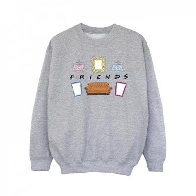 Girls Couch Lounging Sweatshirt