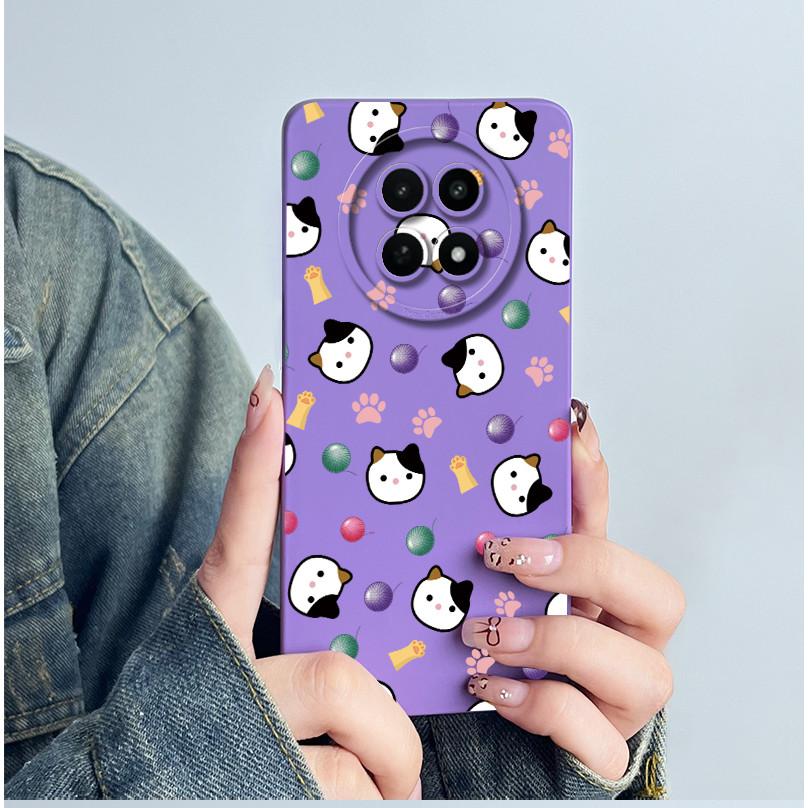 Für Realme 12 5G 12X Narzo 70X Handyhülle RMX3999 RMX3997 Funda Weiches Silikon Süß Bemalt Mode Coque Mit Blumenmuster Abdeckung