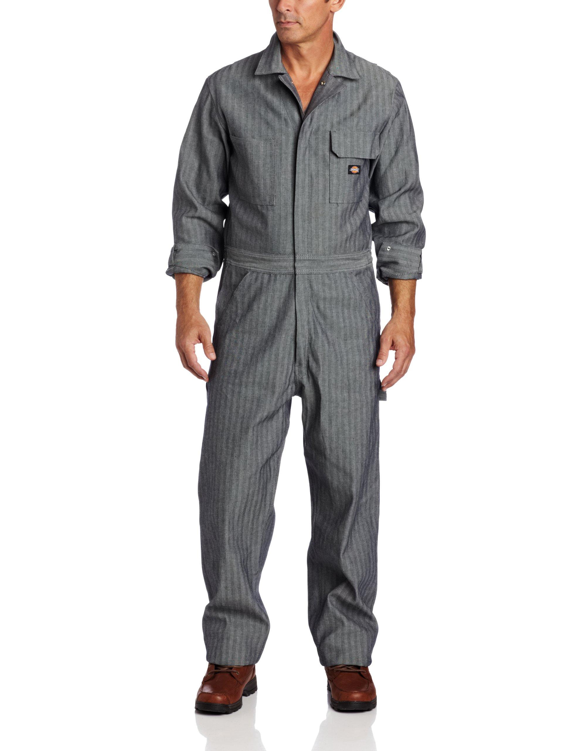 

Dickies Fisher Stripe Long Sleeve Medium x Fisher Stripe - Men s Coveralls, Regular,