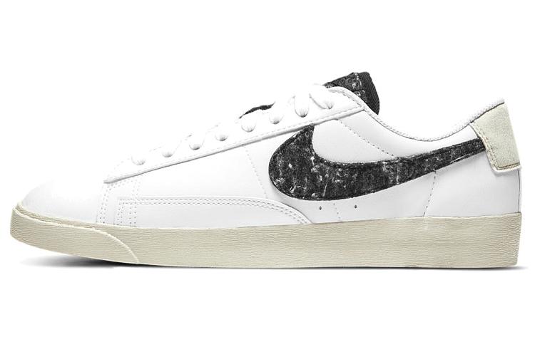 Nike Blazer Low Se Recycled Wool Pack Белый Черный Женские DA4934-100 36.5