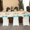50pieces Premium Easy To Install And Replace Chair Cover Band With Buckle Slider Sashes Bow