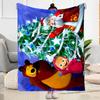 Animals Forest Party Blanket Ultra-Soft Perfect for Office Seaside Office Chair Four Seasons Multipurpose Stylish Decor
