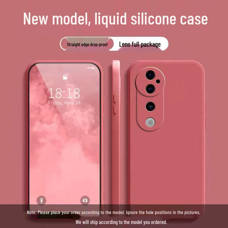 Vivo V40 Pro 5G Liquid Silicone Solid Color Drop-Proof Case