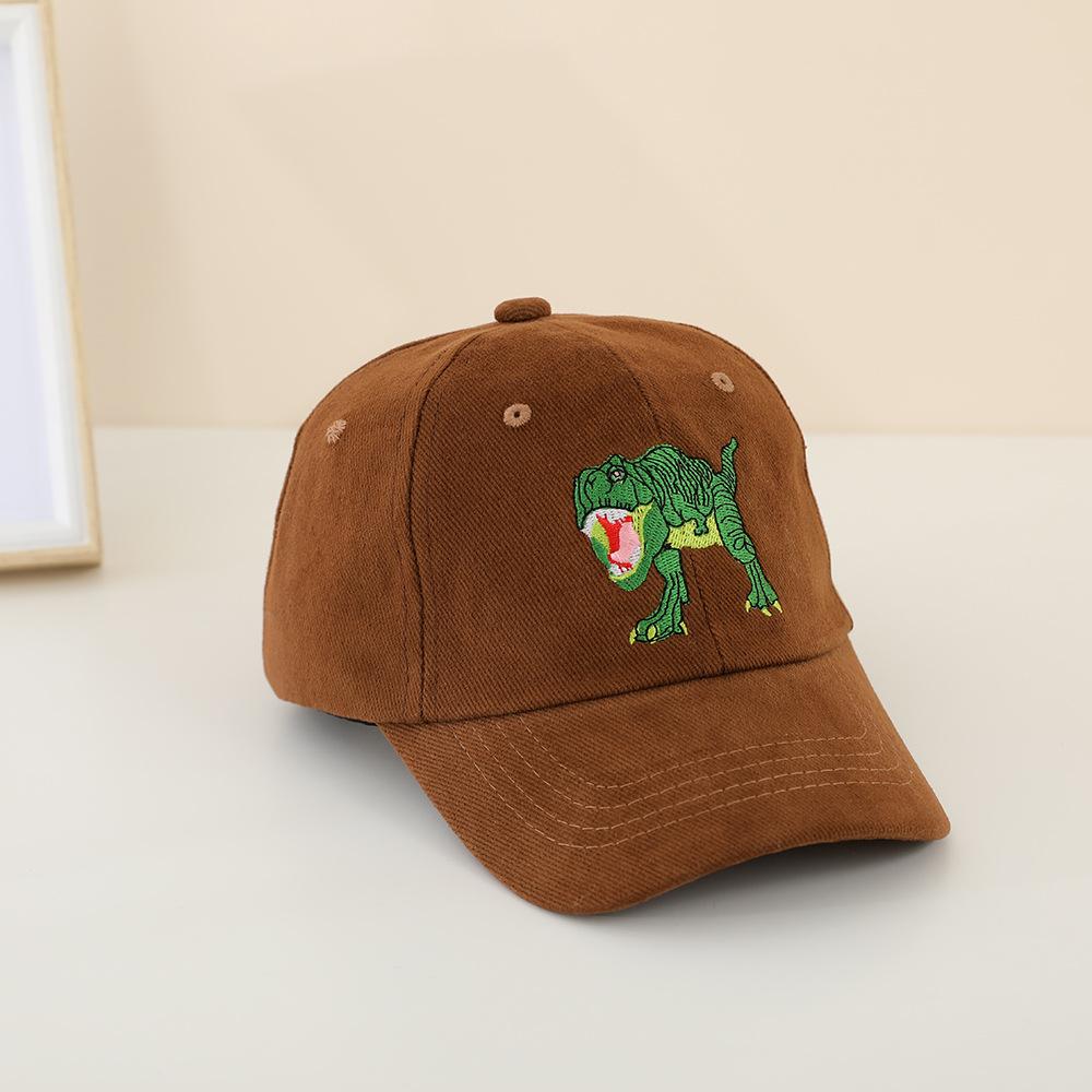 JYL TS DIY T-Rex Kids Cap Fleece Sun Protection Hat Cotton