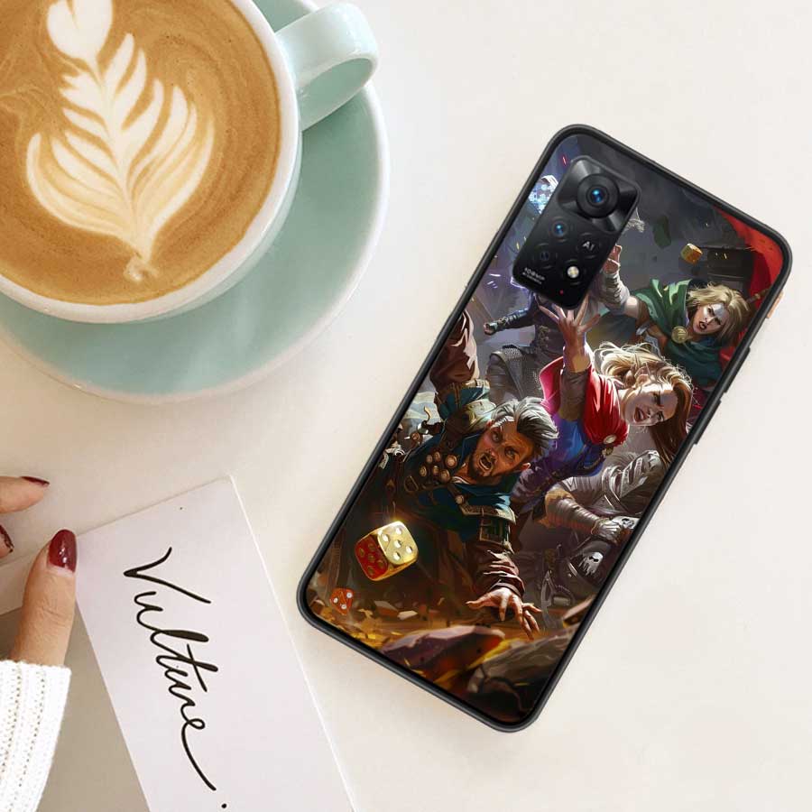 Game D-Dungeons D-Dragons D-DND Phone Case For Redmi 14C 12 12C Note 14S 13 14 Pro Plus K80 Pro 10 10A 10C 9 9A 9C 9T 8 8A TPU C