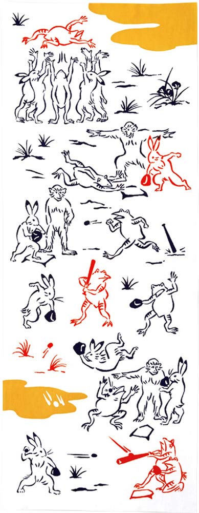 

Miyamoto Kenema Chusen Tenugui Hand Baseball 35 x 50078 (Japanese Towel), Design, 90cm,